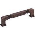 Jeffrey Alexander 128 mm Center-to-Center Distressed Oil Rubbed Bronze Rustic Twist Tahoe Cabinet Pull 602-128DMAC